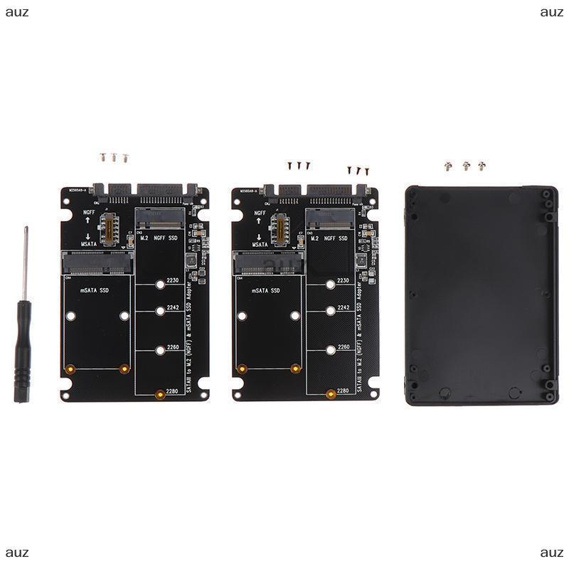 [auz] NGFF To SATA 3 External HDD Enclosure MSATA SSD Adapter M.2 SATA Protocol Adapter Board