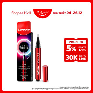  Bút trắng răng Colgate Optic White O2 2,5ML răng trắng 3 tông an toàn không ê buốt 