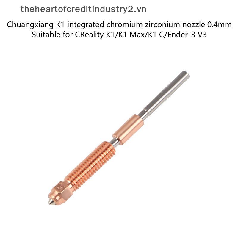 # thehear # K1C Vòi phun titan đồng tất cả trong một Vòi phun đổi nhanh 0,4mm được nâng cấp cho Crea