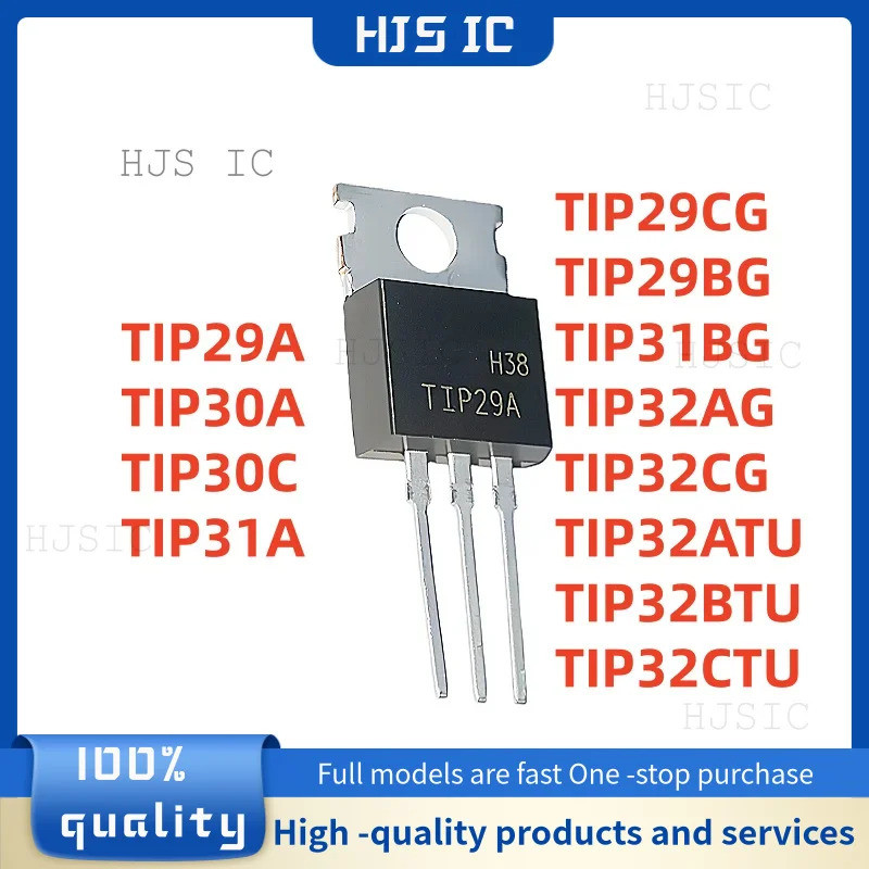 5 CHIẾC TIP29A TIP30A TIP30C TIP31A TIP29CG TIP29BG TIP31BG TIP32AG TIP32CG TIP32ATU TIP32BTU TIP32C