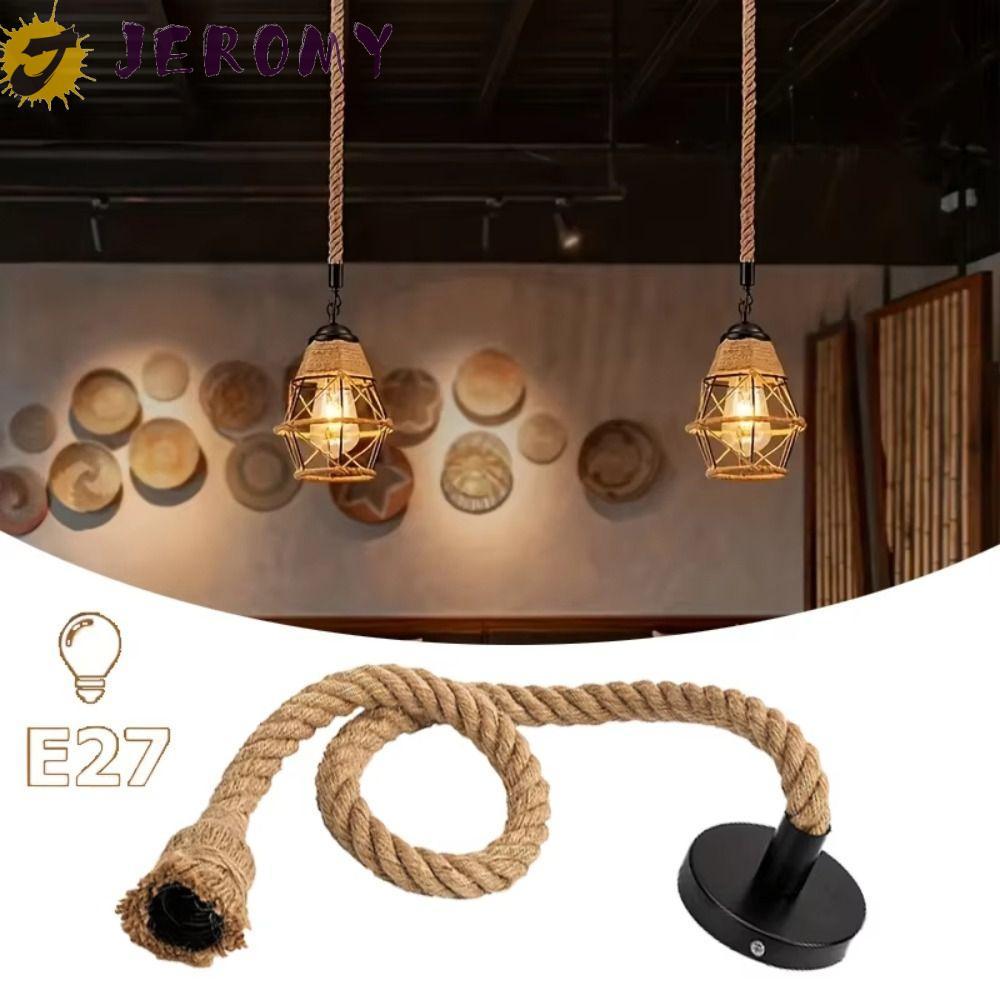 Đèn dây JEROMY, Đèn chùm bóng đèn Edison cổ điển sáng tạo, Trang trí nội thất Bóng đèn Edison bền Ch