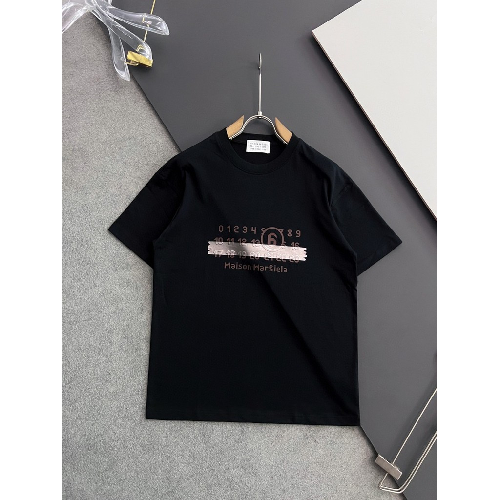 Maison Margiela - Áo Thun Nam Nữ Cặp Đôi, Phong Cách Thể Thao, Phù Hợp Dạo Phố