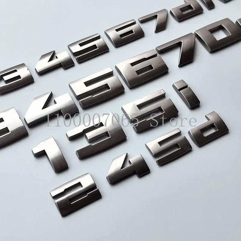 DIY 2cm 2.6cm Súng Màu Xám Phong Cách Cổ M Series ABS Chữ Biểu Tượng Ô Tô Huy Hiệu Miếng Dán Cho M34