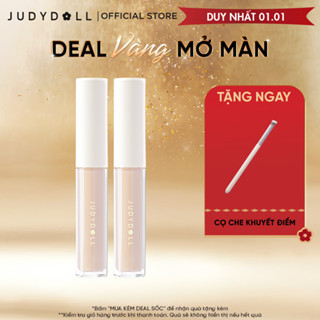   Combo 2  2 Kem Che Khuyết Điểm JUDYDOLL Dạng Lỏng Độ Che Phủ Cao Lâu Trôi Tiệp Da Bền Màu Mỏng Nhẹ Kiềm Dầu 