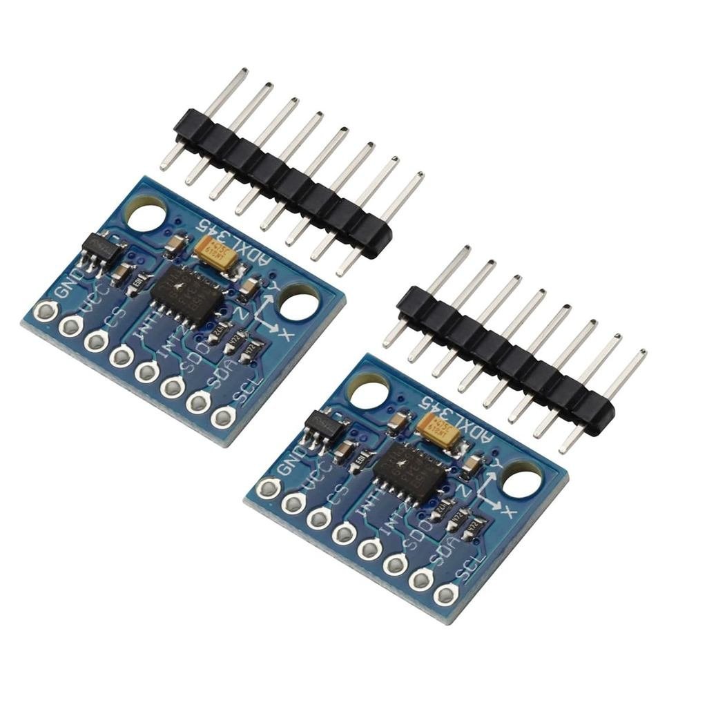 2 CHIẾC GY-291 ADXL345 Mô-đun nghiêng trọng lực tăng tốc 3 trục kỹ thuật số IIC / SPI Truyền tiêu th