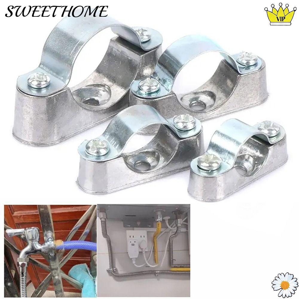 SWEETOME 1 Cái -Vỏ mã, Hợp kim nhôm / Thép không gỉ 304 có thẻ vít, Kẹp cố định phần cứng Kẹp ống 16