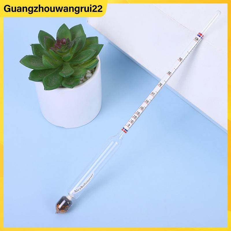 [GZ] 0-100 Độ Rượu Thủy Tinh Rượu Đồng Hồ Đo Nồng Độ Rượu Rượu Rượu Me PH