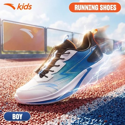 ANTA Kids Giày Chạy bộ thể thao Bé Trai size 33-40 Running Shoes Thoáng Khí, Đàn Hồi , Êm Nhẹ A126B5540