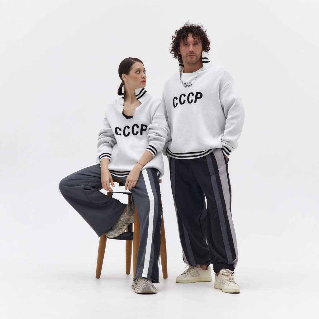 croptop áo croptop tay dài Áo Len Cổ Chữ V Độc Lập Cao Cấp, Phù Hợp Cả Nam Và Nữ