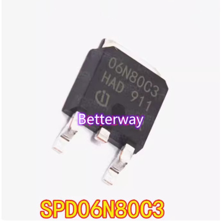 10 Chiếc Chính Hãng 06N80C3 SPD06N80C3 TO-252 Mới Chính Hãng