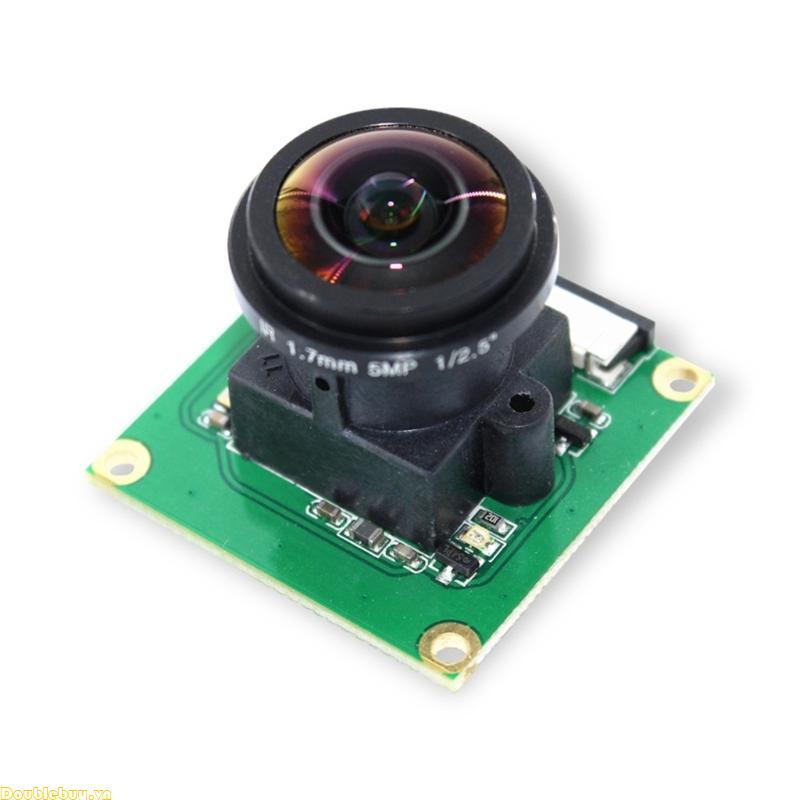 Mô-đun máy ảnh Doublebuy OV5647 5MP Ống kính mắt cá góc rộng 175 độ cho mô-đun máy ảnh RPI 4 3 Model