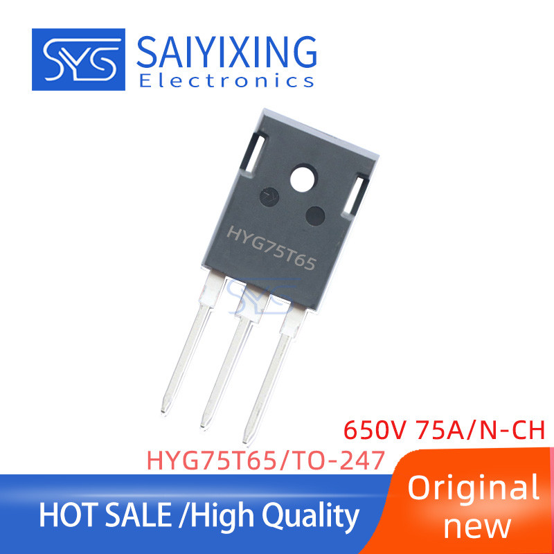 2 Chiếc Chính Hãng Mới IGBT 75T65 HYG75T65 HYG75T65F1DHW / SW TO-247 / 650V / 75A 75N65 Ống Điện HYG