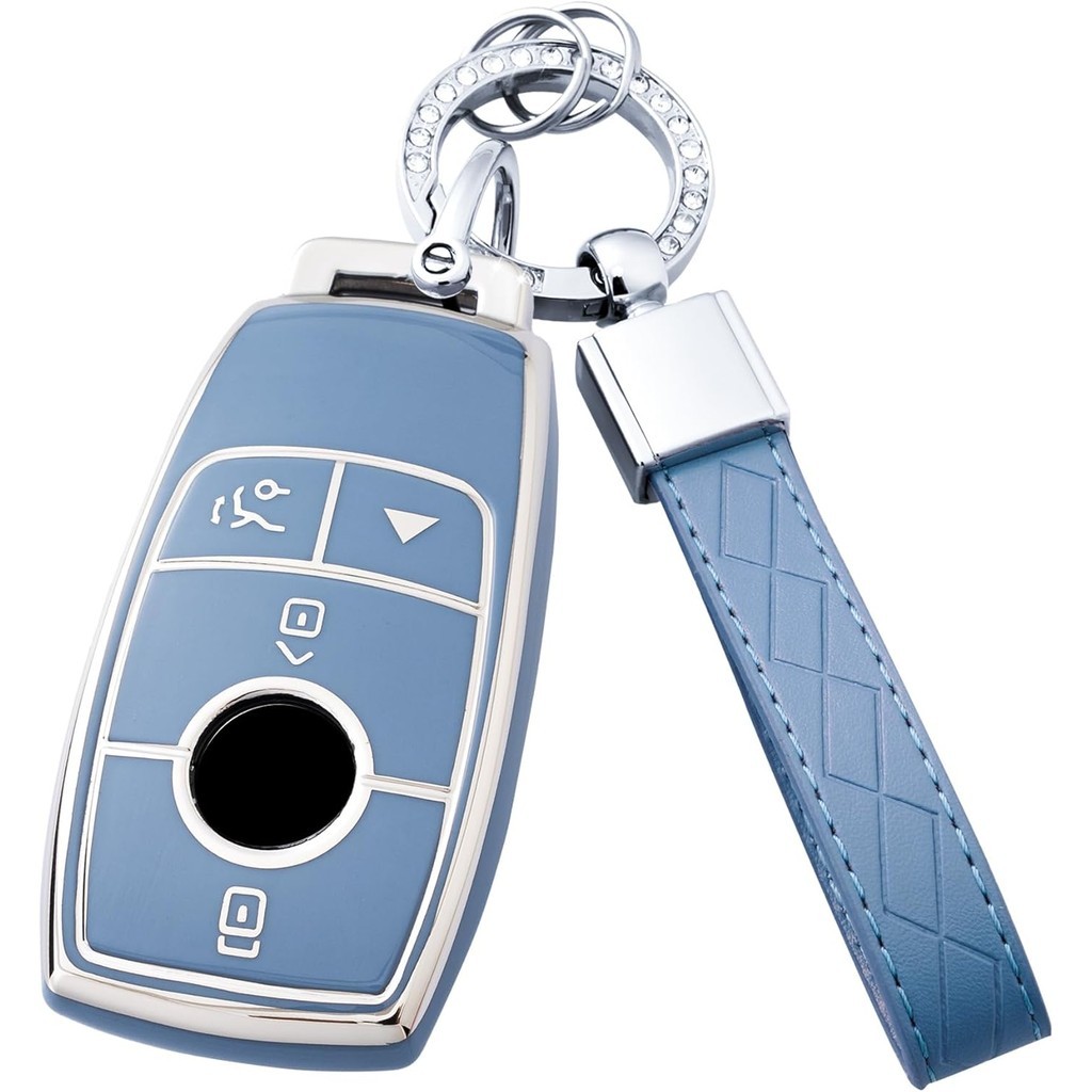 Chìa Khóa Fob Có Móc Khóa Cho Xe Mercedes Benz A-Class C-Class E-Class S-Class G-Class 2017-2021 (Xa