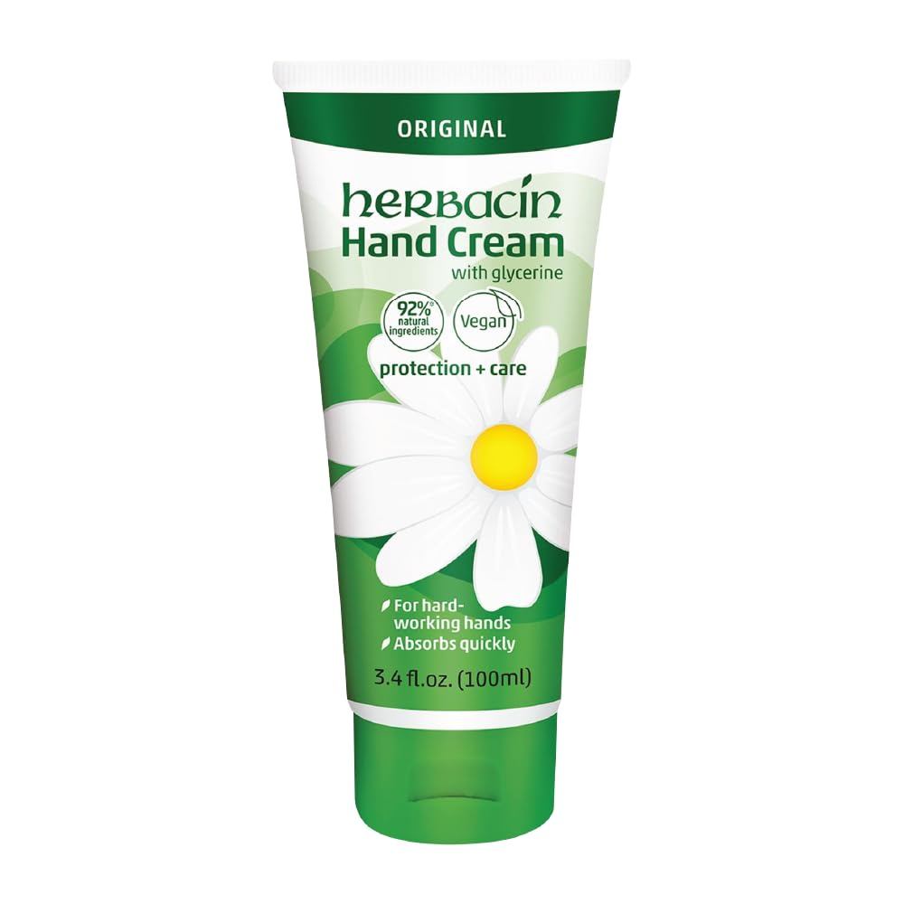 Kem dưỡng tay Herbacin Kamille, 3,4 Fl Oz (Gói 3)