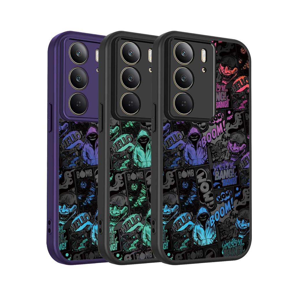 Ốp điện thoại phong cách manga Graffiti Realme C85 C75 C75X C74 C73 C71 5G Vỏ chống sốc