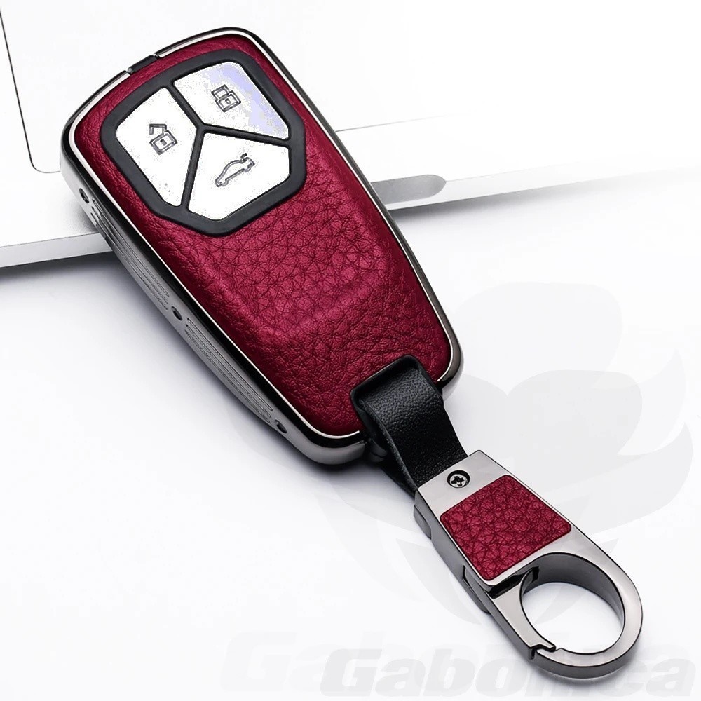 Hợp Kim Kẽm Da Chìa Khóa Xe Ô Tô Vỏ Dành Cho Xe Audi Sport A4 B9 A5 A6L A6 S4 S5 S7 8W Q7 4M Q5 TTS 