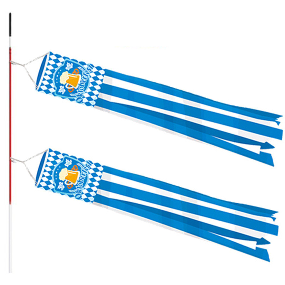 Lễ hội bia Bavaria Trang trí tiệc Đồ dùng dự tiệc Lễ hội bia Munich Đức Cờ ống