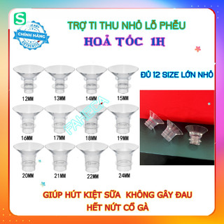 [HoảTốc] Trợ ti giảm size phễu, thu nhỏ lỗ phễu giúp vừa ti hút kiệt sữa không đau hết nứt cổ gà, đệm giảm size hạ size
