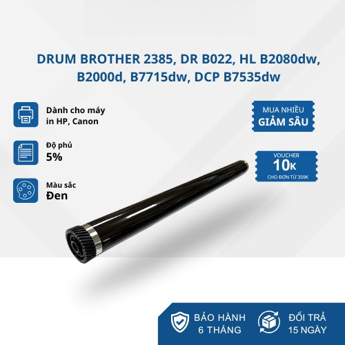 Trống Drum Brother 2385 TƯƠNG THÍCH PHÔI THAY THẾ DR-B022/DR-B020