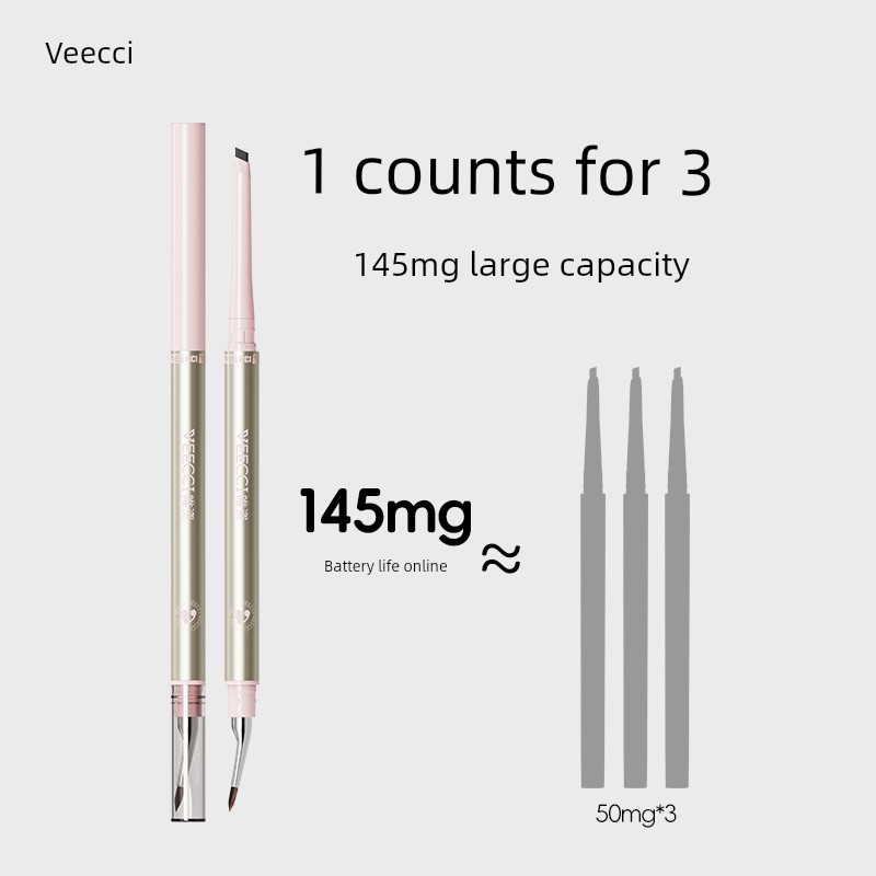 eyeliner chì kẻ mắt Bút Gel kẻ mắt dung tích lớn VEEECCI / VEECCI Bút Gel chống thấm nước Góc gấp ha