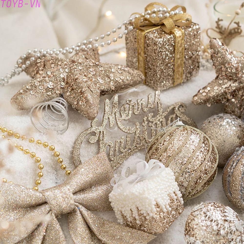 【TOYBOX】Sparkle and Shine 68PCS Christmas Ball Ornaments for Home and Garden Decor