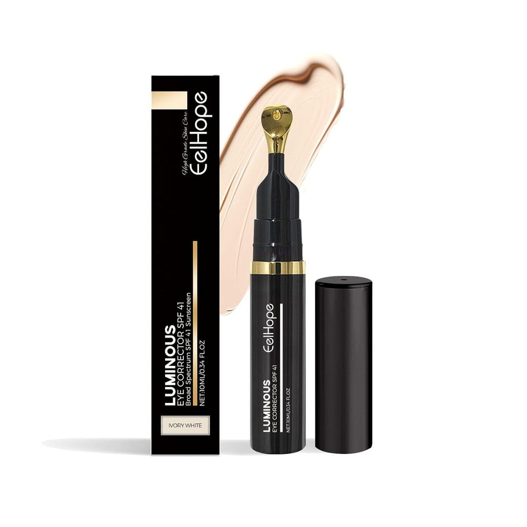 Luminous Eye Corrector SPF 41, Dark Circles Under Eye Treatment Color Corrector, Anti-Aging Tinted E
