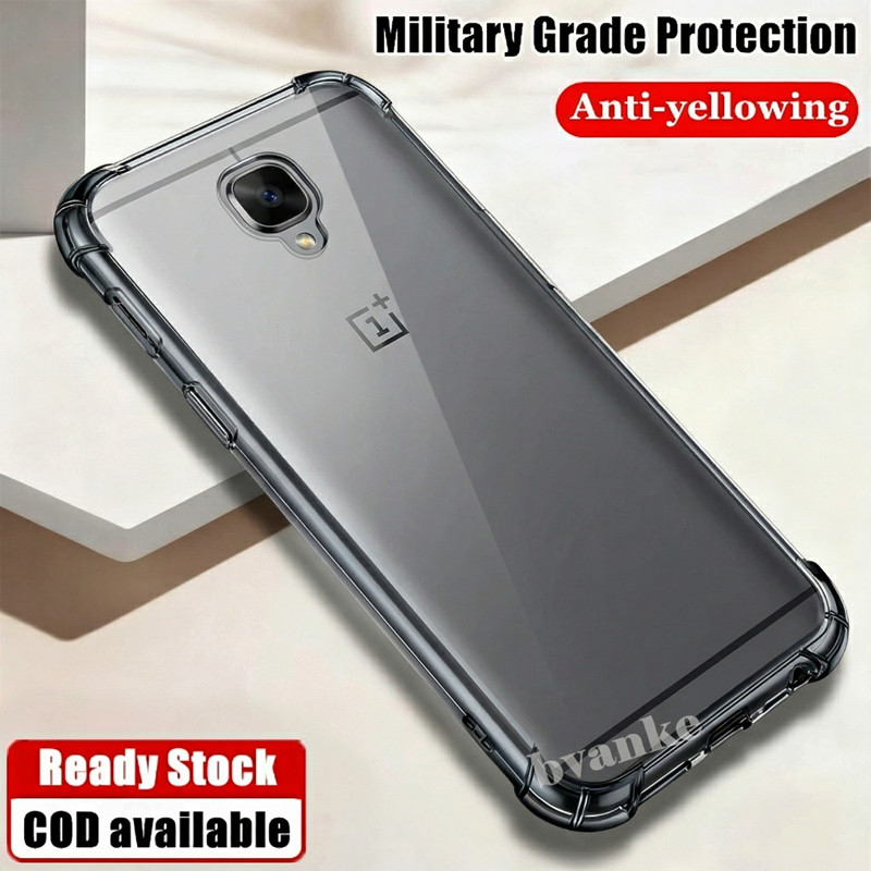 Dành Cho OnePlus 3T A3010 A3003 Ốp Lưng Thạch Silicon Mềm Trong Suốt Bốn Góc Gia Cố Trong Suốt