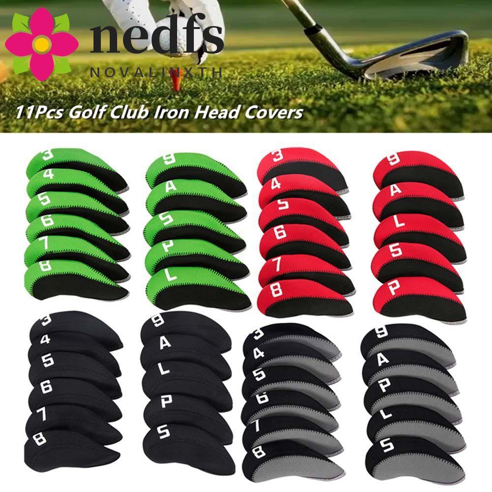 NEDFS Golf Iron Headcover 4-9, P, S, A L Iron pole Cover Vỏ Bảo Vệ Golf Iron Covers Set Vỏ Bảo Vệ Vớ