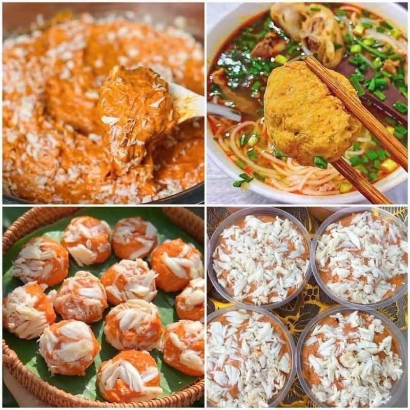 500g Chả Cua Loại Đặc Biệt Full Cua - Đặc Sản Huế Thơm Ngon & Chất Lượng Cao Cho Món Ăn Ngon