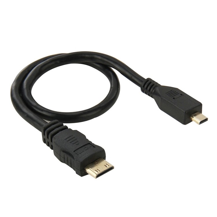 Cáp chuyển đổi HDMI Mini 30cm sang Micro HDMI Male
