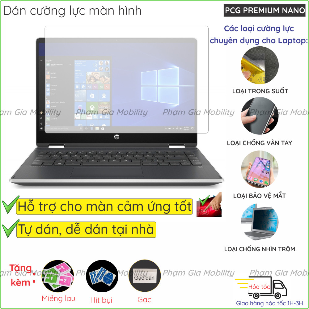 Dán cường lực dành cho HP Pavilion X360 16 Ultra 7 15 14 11 u107TU af0053TU ad032TU af cd ek0xxx ek 