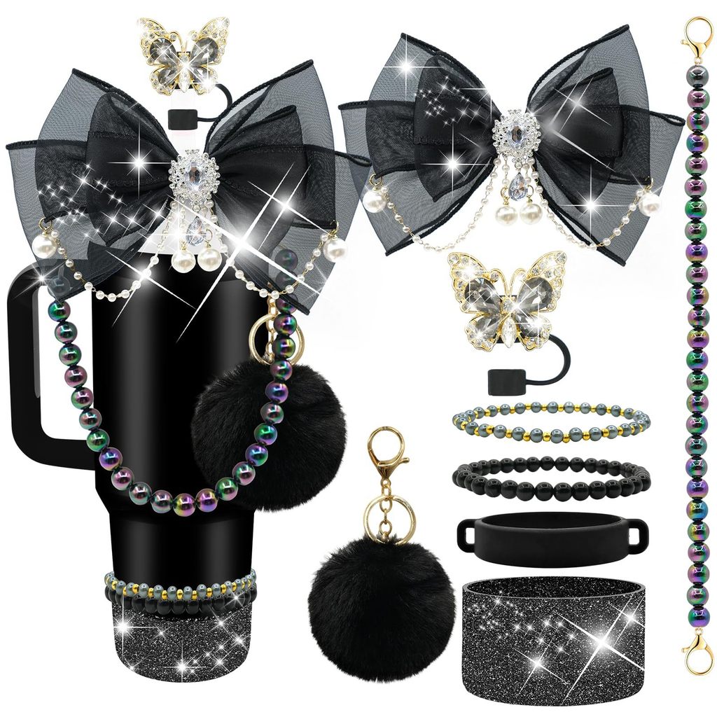 Stanley up Phụ Kiện Stanley Crystal ozStanley 40 Cup Stanley Cup Set C Bướm Ống Hút 2025.12.25