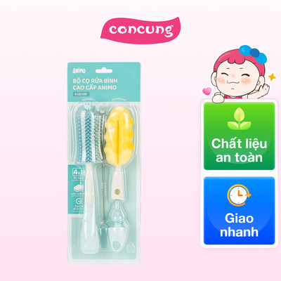 Bộ cọ rửa bình đa năng Animo (4 chi tiết)