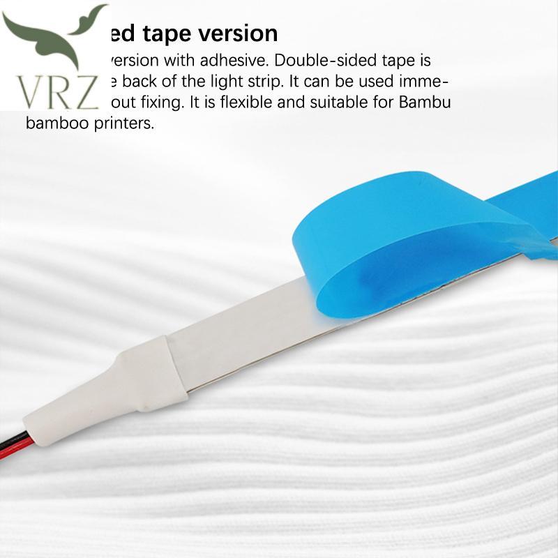 VRZ Cho Bambu Lab Light P1p P1s X1C Dải đèn LED Bộ đèn LED 5V 150cm IP44 Đèn chiếu sáng siêu sáng ch