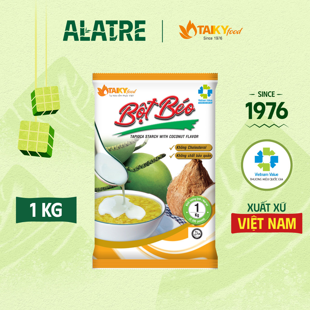 [1KG] Bột béo vàng Tài Ký gói 1kg - Nhà phân phối Alatre