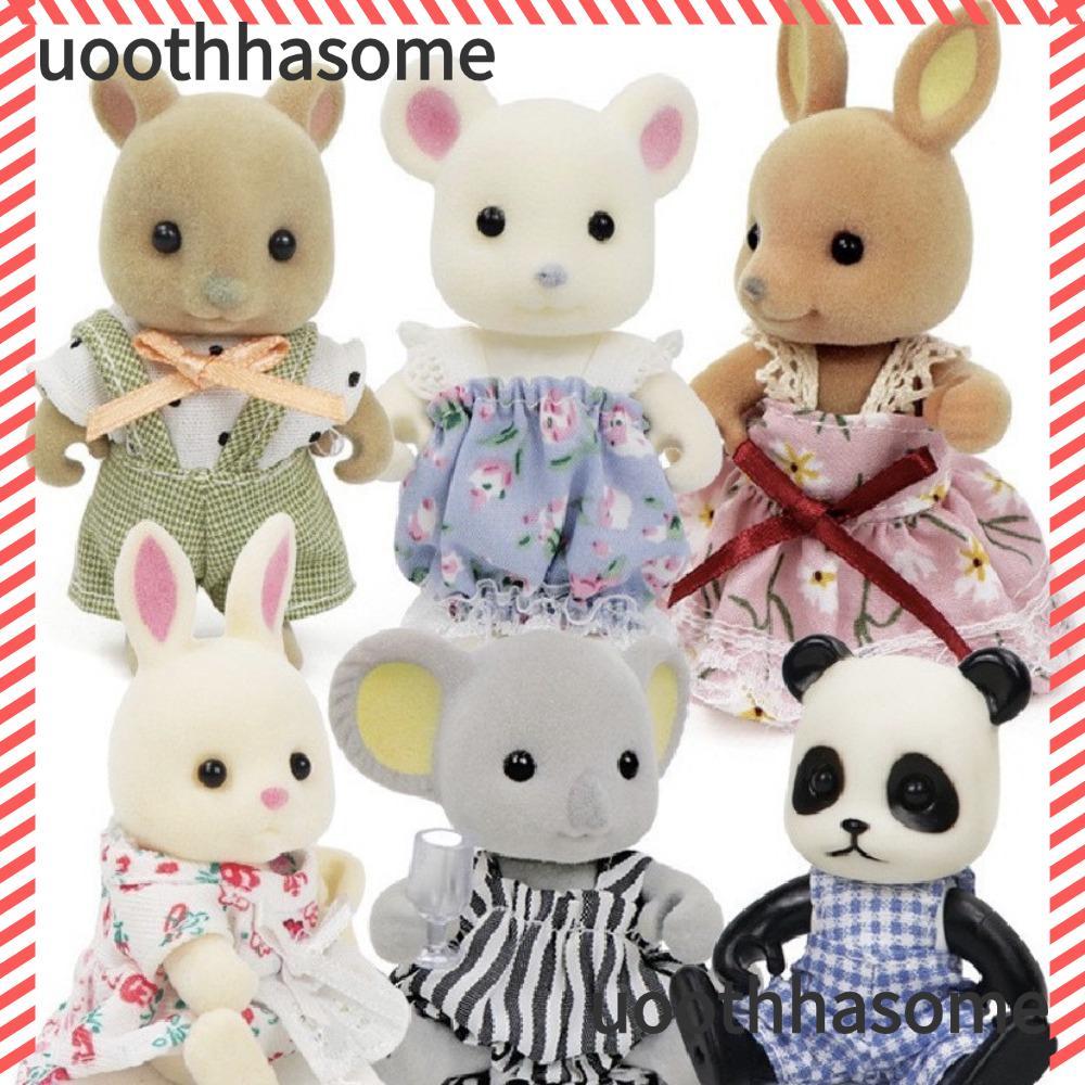 UOOTHASHASOME Sang Trọng Koala Búp Bê, Mèo Koala Búp Bê Nhồi Bông, Quà Tặng Chuột 8cm Hoạt Hình Mặc 