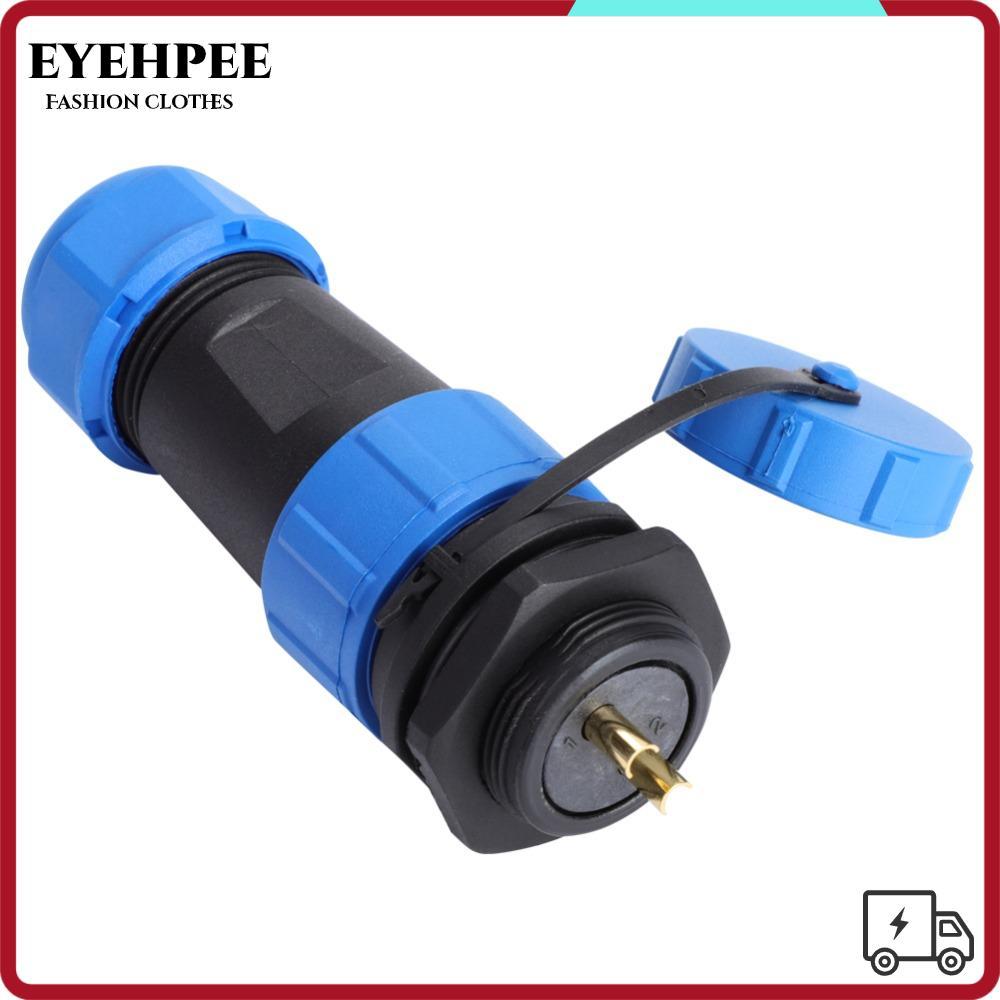 Ổ cắm hàng không EYEHPEE, Đầu nối hàng không chống nước loại đai ốc phía sau IP68, 30A 500V Chống ch
