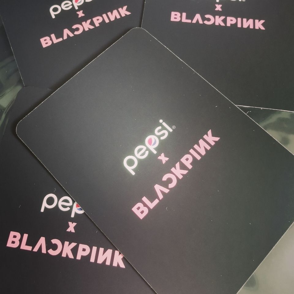 BLACKPINK PEPSI giới hạn thẻ nhỏ thẻ nhỏ Malaysia chính hãng
