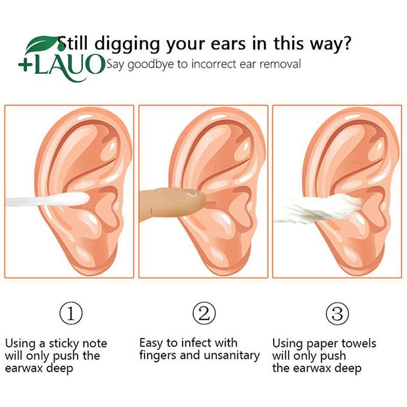 Springevenstar Ear Wax Piers Cleaner Thép không gỉ Earpi Wax Remover Curette Care Ear Pi Cleaner Ear