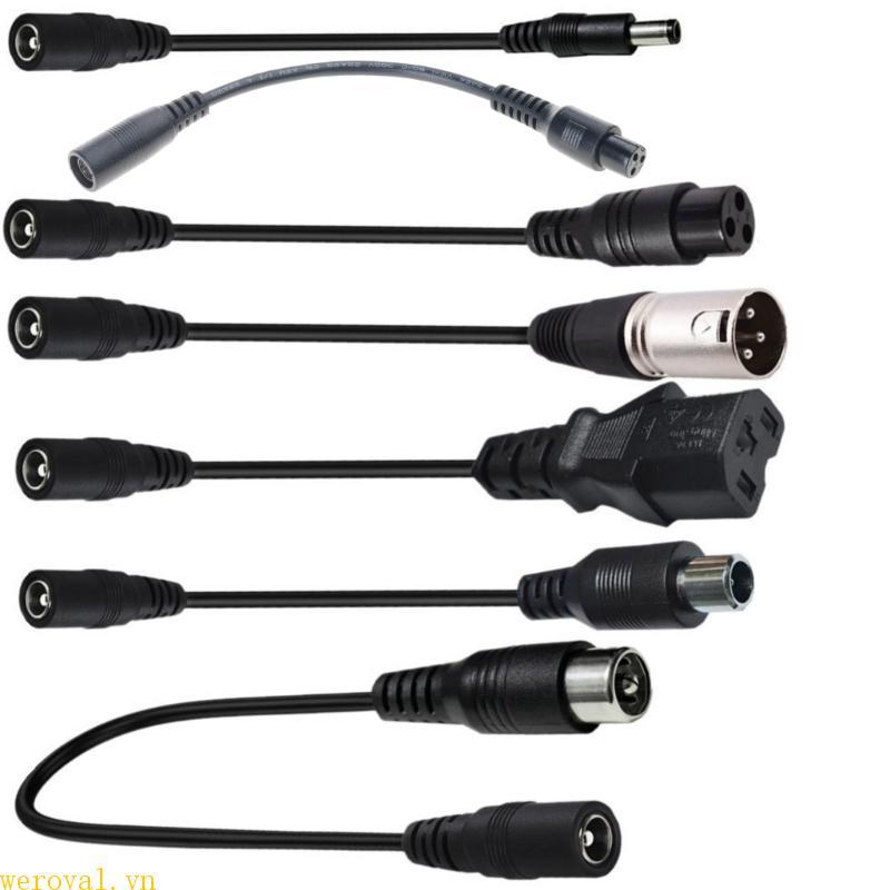 Copper Wire DC5521 Female to 3PIN Aviation Head Adapter Cable Converter Cord