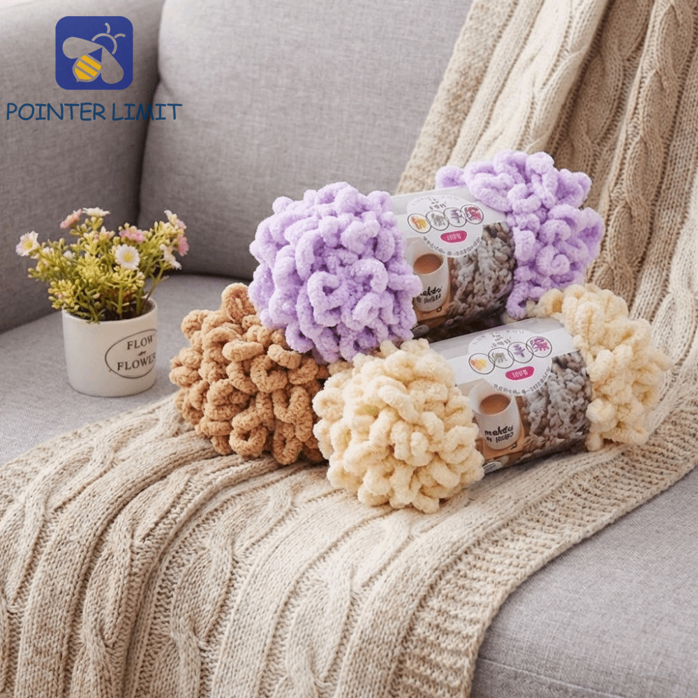 POINTER LIMIT Finger Loop Sợi, 100g / Cuộn Sợi tròn ngón tay nhiều màu, Đa chức năng Chống đóng cọc 