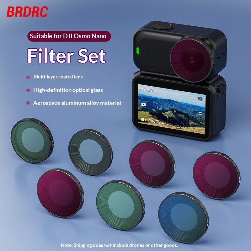 Thích hợp cho DJI OSMO NANO Bộ lọc Camera ND ND Bộ lọc UV Ống kính bảo vệ CPL Phụ kiện phân cực