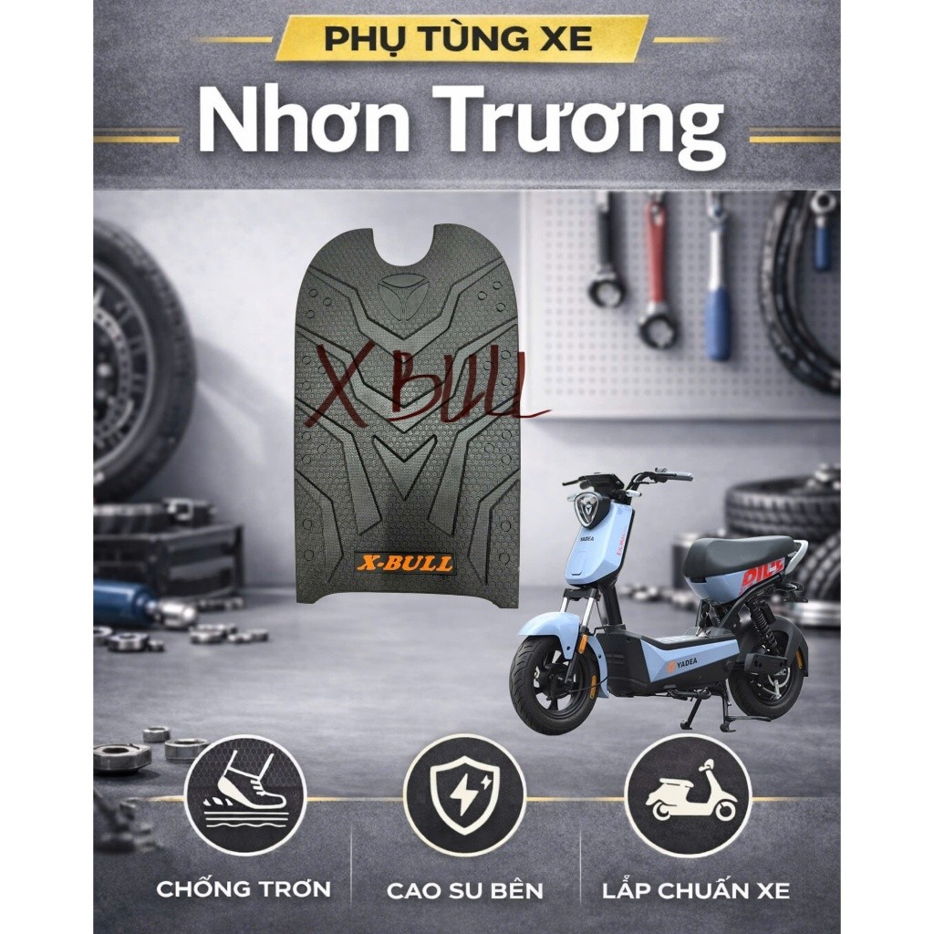 Thảm Lót Sàn Xe Điện Yadea X-Bull 1 3
