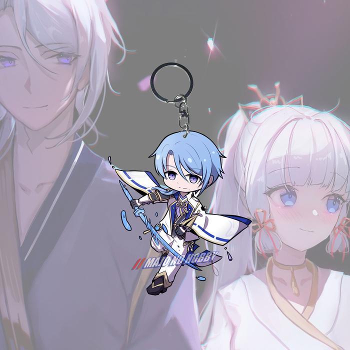 Gantungan Kunci Genshin impact Kamisato Ayato - Ganci - Key Chain