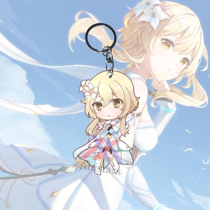 Gantungan Kunci Genshin Impact Lumine - Souvenir - Key Chain