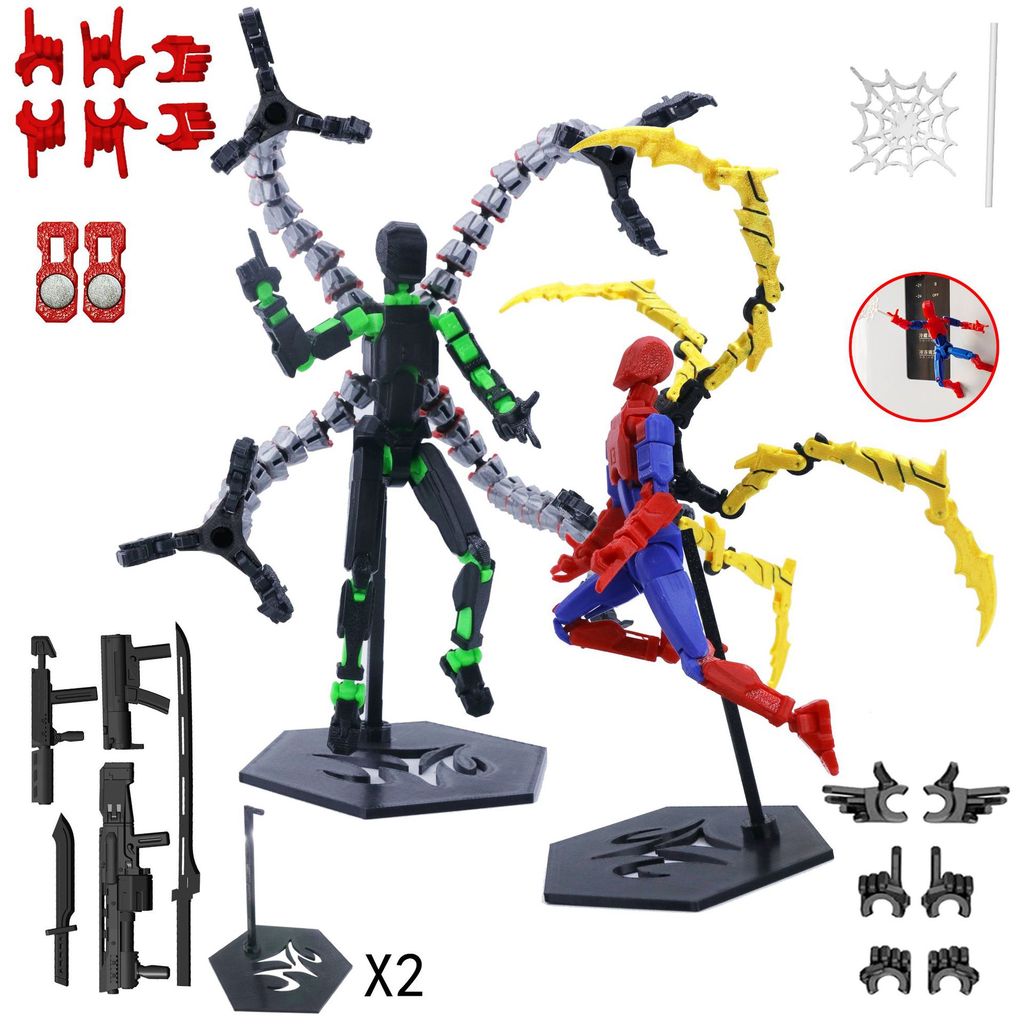 dummy 13 action figure 3D Seal Fish Doctor Set Búp Bê May Mắn 13 Khớp Di Chuyển Đồ Trang Trí Búp Bê 