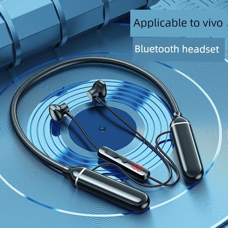 tai nghe tai nghe bluetooth Tai Nghe Bluetooth Mới Treo Cổ Loại In-Ear In-Ear Loại Pin Dài Tuổi Thọ 