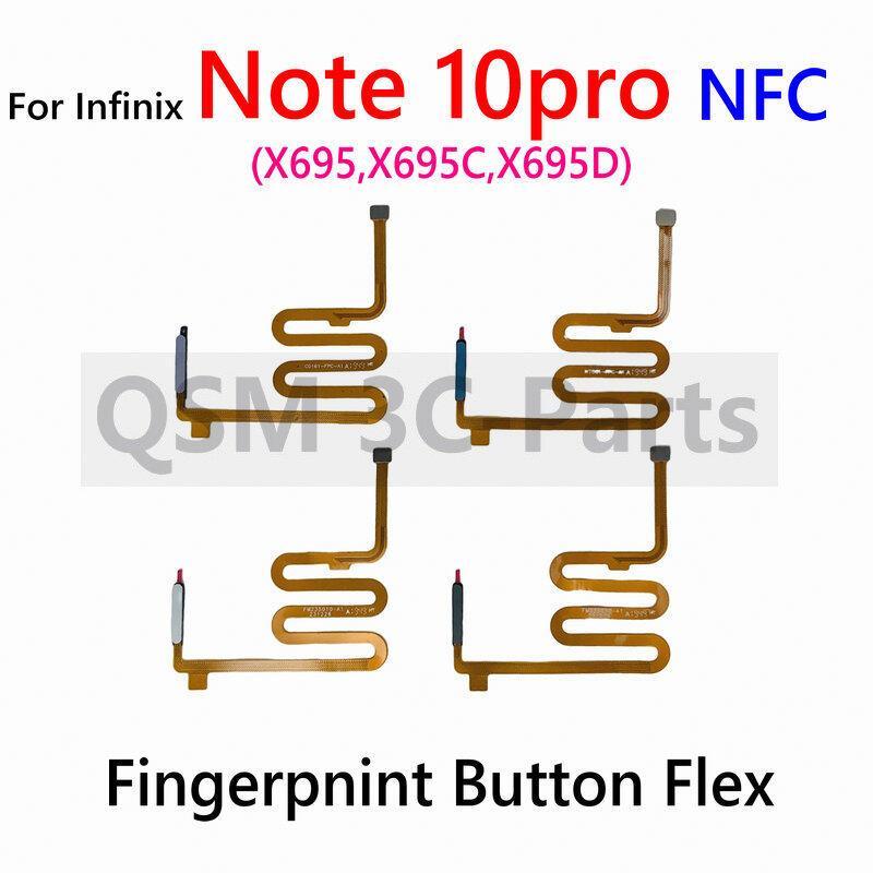 Cảm biến vân tay Máy quét in ngón tay cho Infinix Note 10 pro NFC X695 X695C X695D