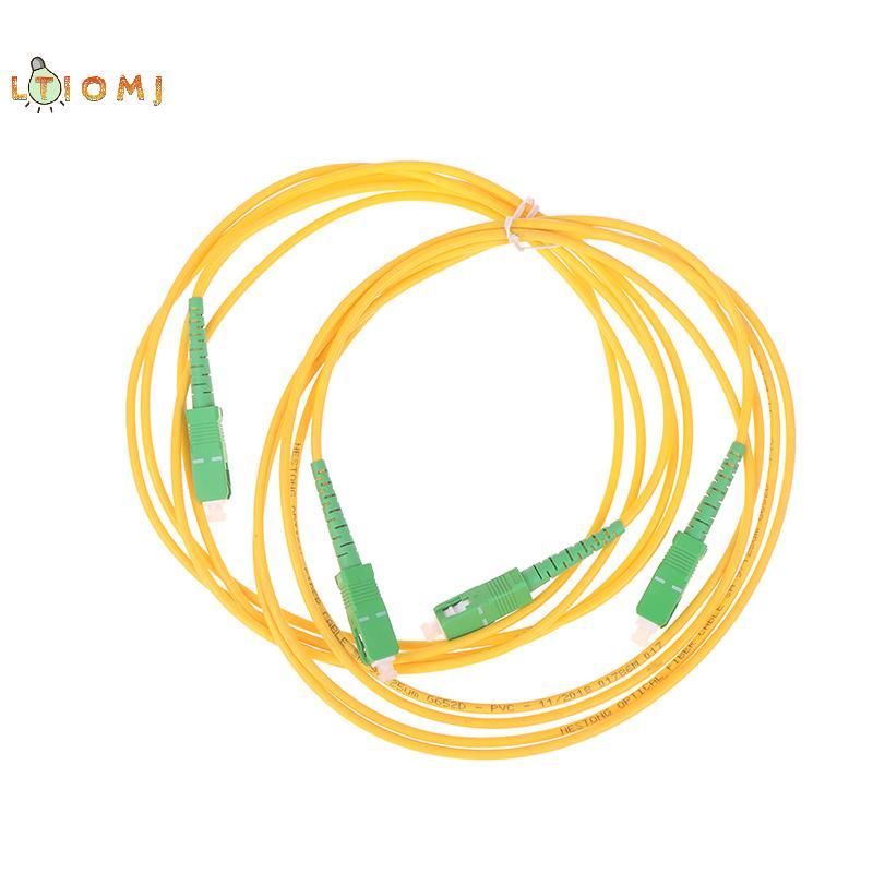 [LTIOMJ] Dây nối quang SC / APC-SC / APC Chế độ đơn 9 / 125 G652D LSZH Cáp nhảy sợi quang 1m2m3m [Ho