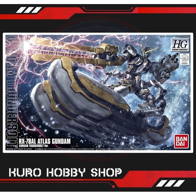 HG 1/144 RX-78AL Atlas Gundam Thunderbolt ver. - Mô hình lắp ráp Bandai